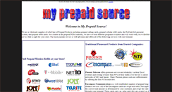 Desktop Screenshot of myprepaidsource.com