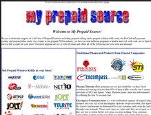 Tablet Screenshot of myprepaidsource.com